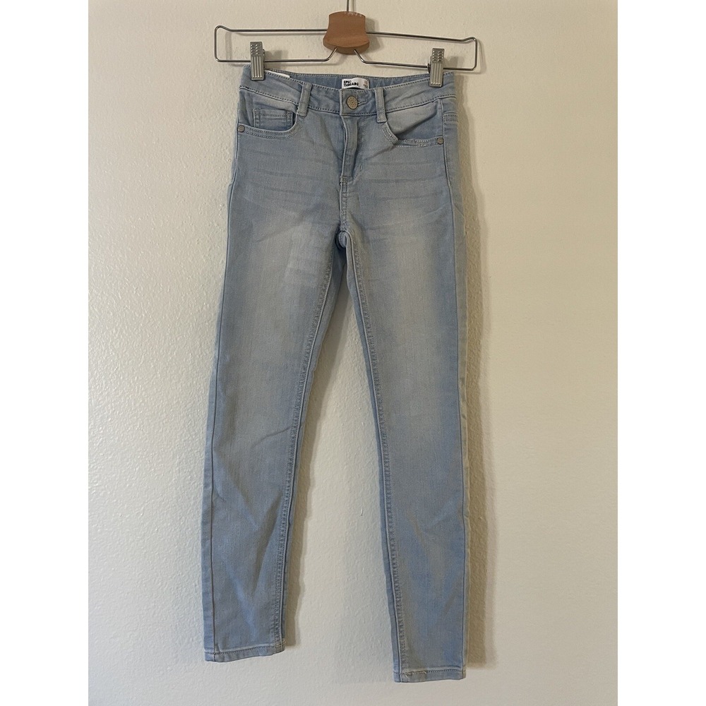 Epic Threads Skinny Jeans Light Wash Stretch Denim Kids Girls  10 Blue Excellent